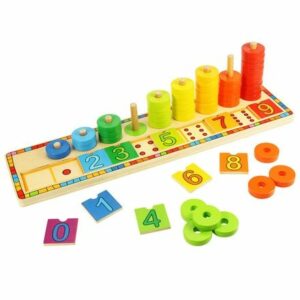 Bigjigs - Дървена играчка Уча се да броя