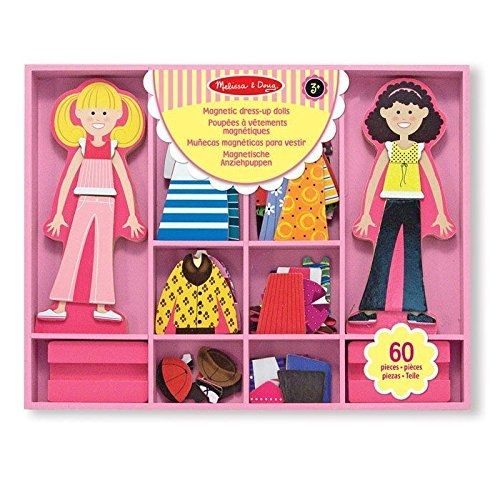 Melissa & Doug - Магнитни кукли за обличане - Аби и Ема
