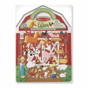 Melissa & Doug - Меки стикери за многократна употреба - Ферма
