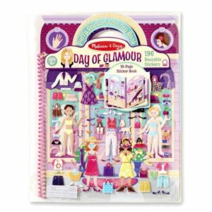 Melissa & Doug - Книжка с меки стикери за многократна употреба - Делукс - Бляскав момент