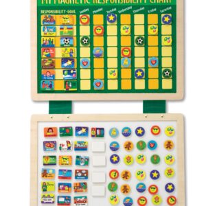 Melissa & Doug - Дървена магнитна дъска със задължения