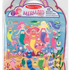 Melissa & Doug - Книжка със стикери за многократна употреба - Русалка