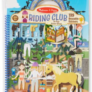 Melissa & Doug - Книжка със стикери за многократна употреба - Езда