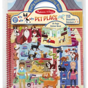 Melissa & Doug - Книжка със стикери за многократна употреба - Домашни любимци
