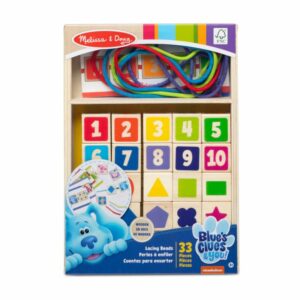 Дървени мъниста за нанизване - Различни форми - Blue's Clues & You! - Melissa & Doug