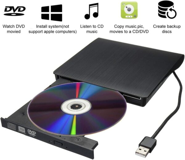 Външна CD DVD записвачка модел KT09 5