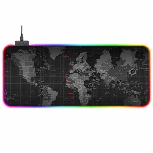 светеща подложка карта на света 2